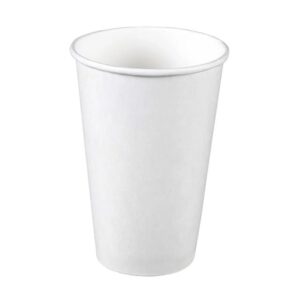 Kullan At karton bardak beyaz 16 Oz