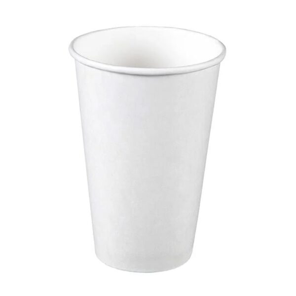 Kullan At karton bardak beyaz 16 Oz