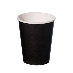 Karton Bardak 8 Oz - Siyah